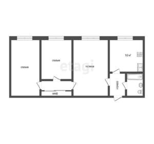 3-к квартира, вторичка, 82м2, 7/9 этаж