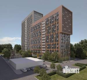 1-к квартира, строящийся дом, 35м2, 7/20 этаж