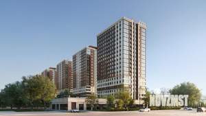 2-к квартира, строящийся дом, 37м2, 8/25 этаж