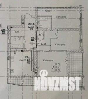 3-к квартира, вторичка, 119м2, 11/14 этаж