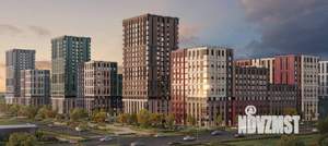 2-к квартира, строящийся дом, 64м2, 16/20 этаж