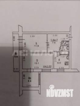 2-к квартира, вторичка, 47м2, 5/5 этаж