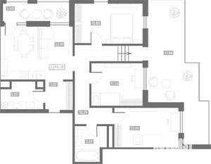 3-к квартира, вторичка, 95м2, 10/24 этаж