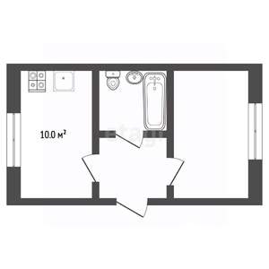 1-к квартира, вторичка, 45м2, 10/20 этаж