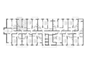 1-к квартира, вторичка, 38м2, 7/25 этаж