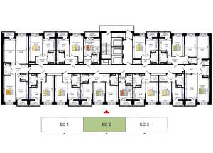 1-к квартира, вторичка, 34м2, 6/25 этаж