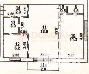 2-к квартира, вторичка, 45м2, 5/5 этаж