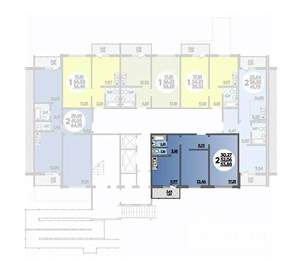 2-к квартира, вторичка, 54м2, 4/17 этаж