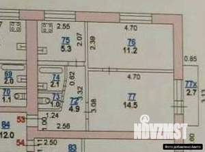 2-к квартира, вторичка, 40м2, 1/5 этаж