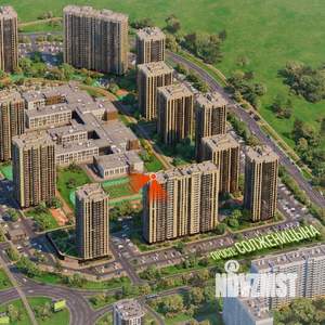 2-к квартира, вторичка, 65м2, 16/24 этаж