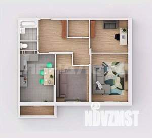 3-к квартира, сданный дом, 82м2, 14/16 этаж