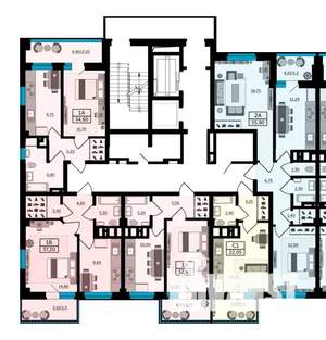 1-к квартира, вторичка, 33м2, 22/24 этаж