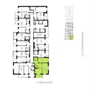 2-к квартира, вторичка, 65м2, 16/24 этаж