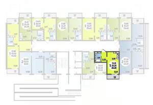 Студия квартира, строящийся дом, 25м2, 1/16 этаж