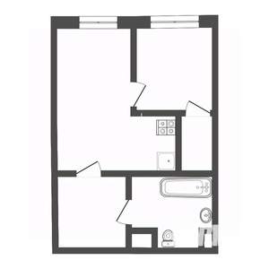 1-к квартира, вторичка, 40м2, 11/14 этаж