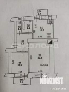 2-к квартира, вторичка, 63м2, 2/4 этаж