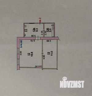2-к квартира, вторичка, 40м2, 1/1 этаж