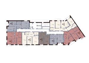 3-к квартира, вторичка, 69м2, 5/25 этаж