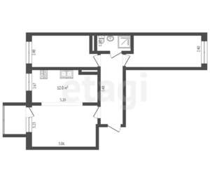 3-к квартира, вторичка, 75м2, 9/24 этаж