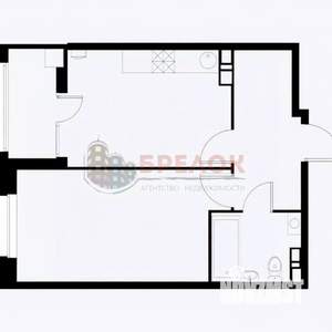 1-к квартира, вторичка, 36м2, 11/12 этаж