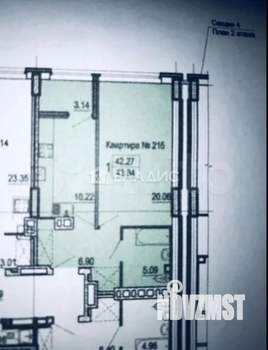 1-к квартира, вторичка, 48м2, 2/6 этаж