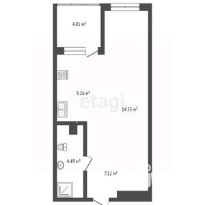 1-к квартира, вторичка, 35м2, 10/24 этаж