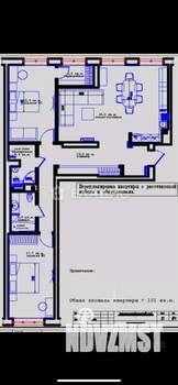 3-к квартира, вторичка, 100м2, 11/22 этаж