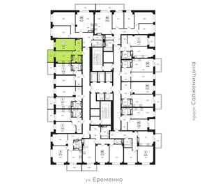 1-к квартира, вторичка, 41м2, 18/24 этаж
