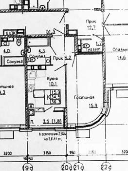1-к квартира, вторичка, 35м2, 5/25 этаж