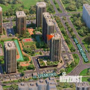 1-к квартира, вторичка, 41м2, 23/25 этаж