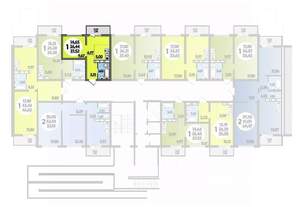 Студия квартира, строящийся дом, 28м2, 4/16 этаж