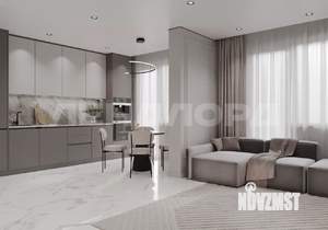 1-к квартира, вторичка, 54м2, 2/24 этаж