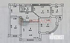 3-к квартира, вторичка, 74м2, 11/16 этаж