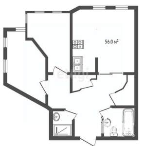 2-к квартира, вторичка, 104м2, 14/15 этаж