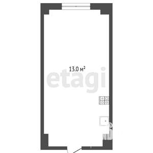 Студия квартира, вторичка, 30м2, 9/20 этаж