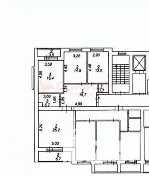 3-к квартира, вторичка, 100м2, 6/9 этаж