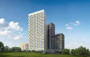 1-к квартира, вторичка, 43м2, 9/24 этаж