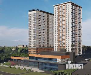 2-к квартира, строящийся дом, 68м2, 23/29 этаж