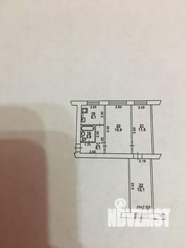 3-к квартира, вторичка, 55м2, 1/4 этаж