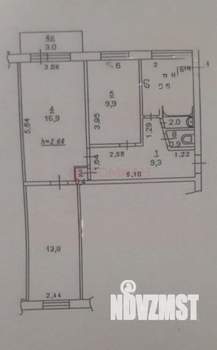 3-к квартира, вторичка, 59м2, 5/6 этаж