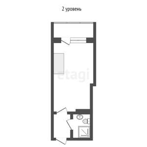 2-к квартира, вторичка, 55м2, 19/21 этаж