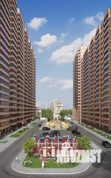 2-к квартира, строящийся дом, 46м2, 19/24 этаж