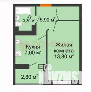 1-к квартира, вторичка, 36м2, 15/21 этаж