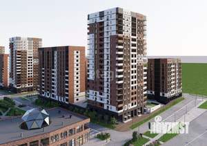 1-к квартира, строящийся дом, 39м2, 13/18 этаж