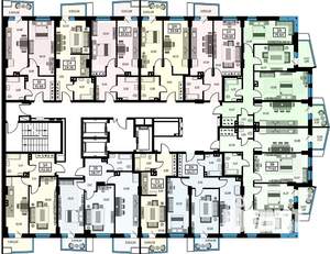 2-к квартира, вторичка, 55м2, 25/25 этаж