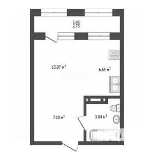 1-к квартира, вторичка, 33м2, 11/20 этаж