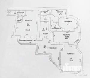 5-к квартира, вторичка, 240м2, 2/13 этаж