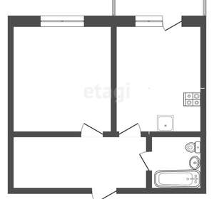 1-к квартира, вторичка, 58м2, 4/17 этаж