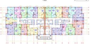 1-к квартира, строящийся дом, 37м2, 1/25 этаж