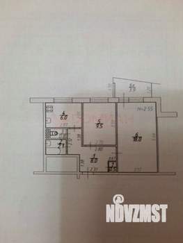 2-к квартира, вторичка, 45м2, 7/9 этаж